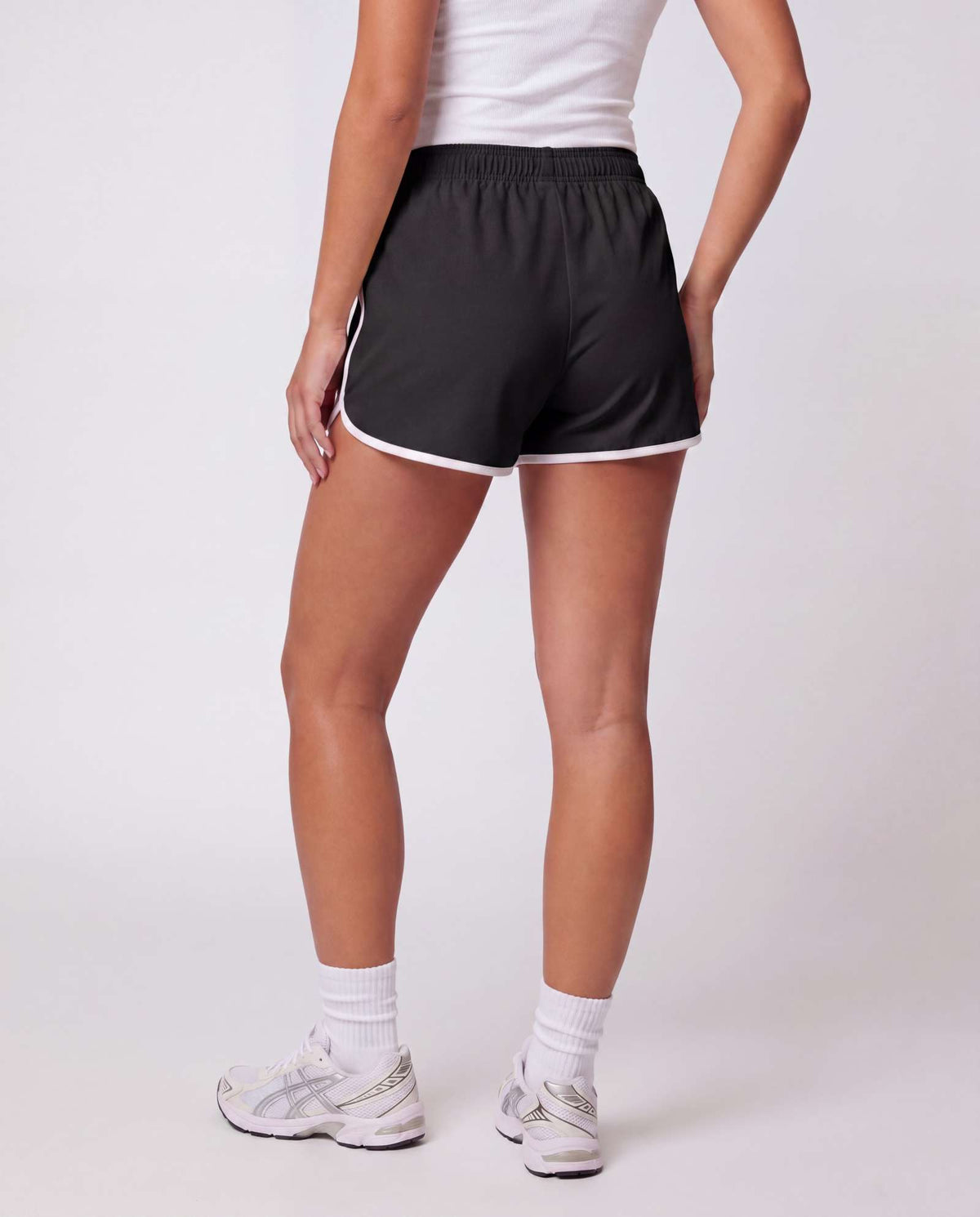 Real Essentials 5 Pack Women's Dry Fit Dolphin Shorts Athletic Running Workout Gym Hiking - Set 2