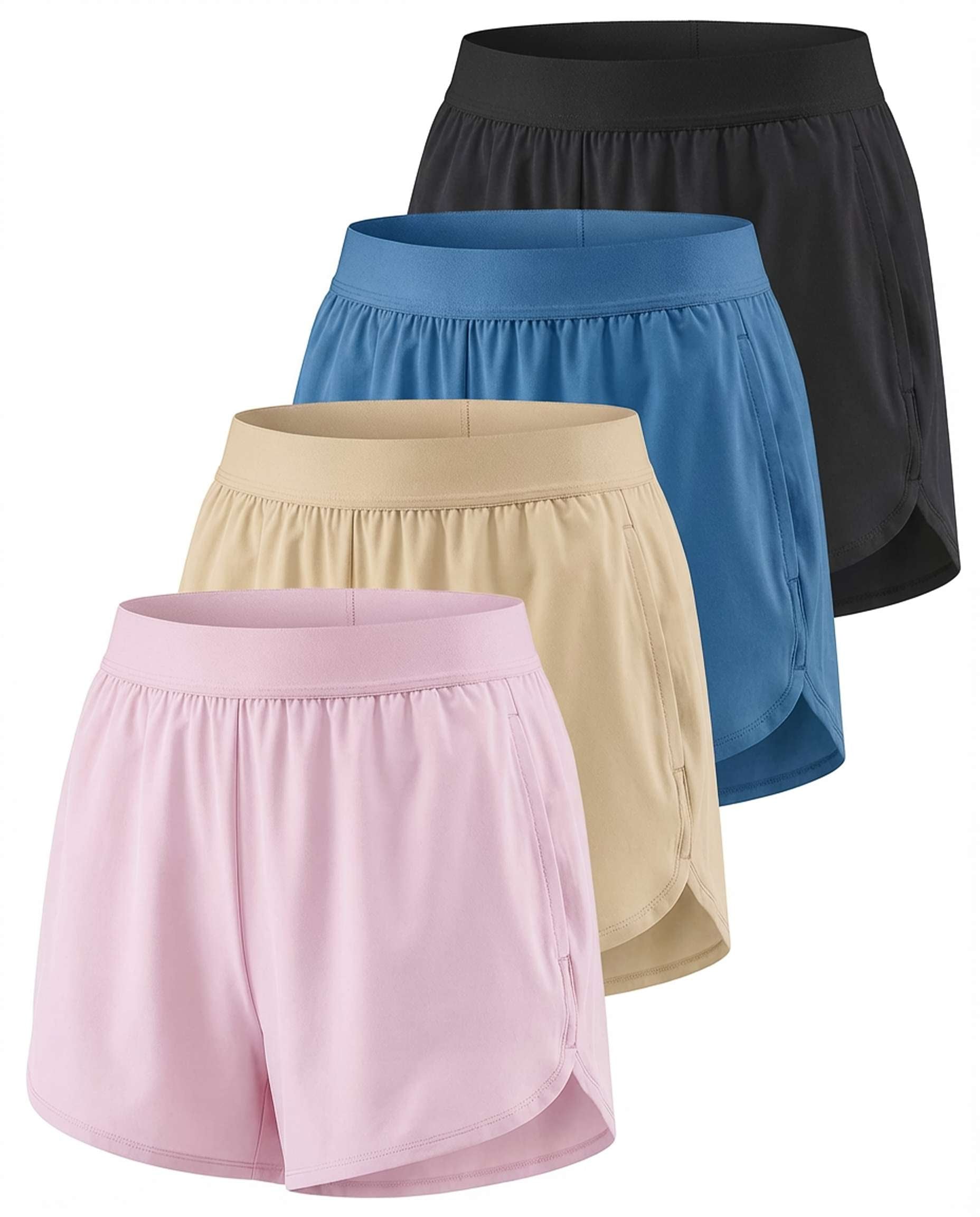 4 Pack: Women's Running Shorts