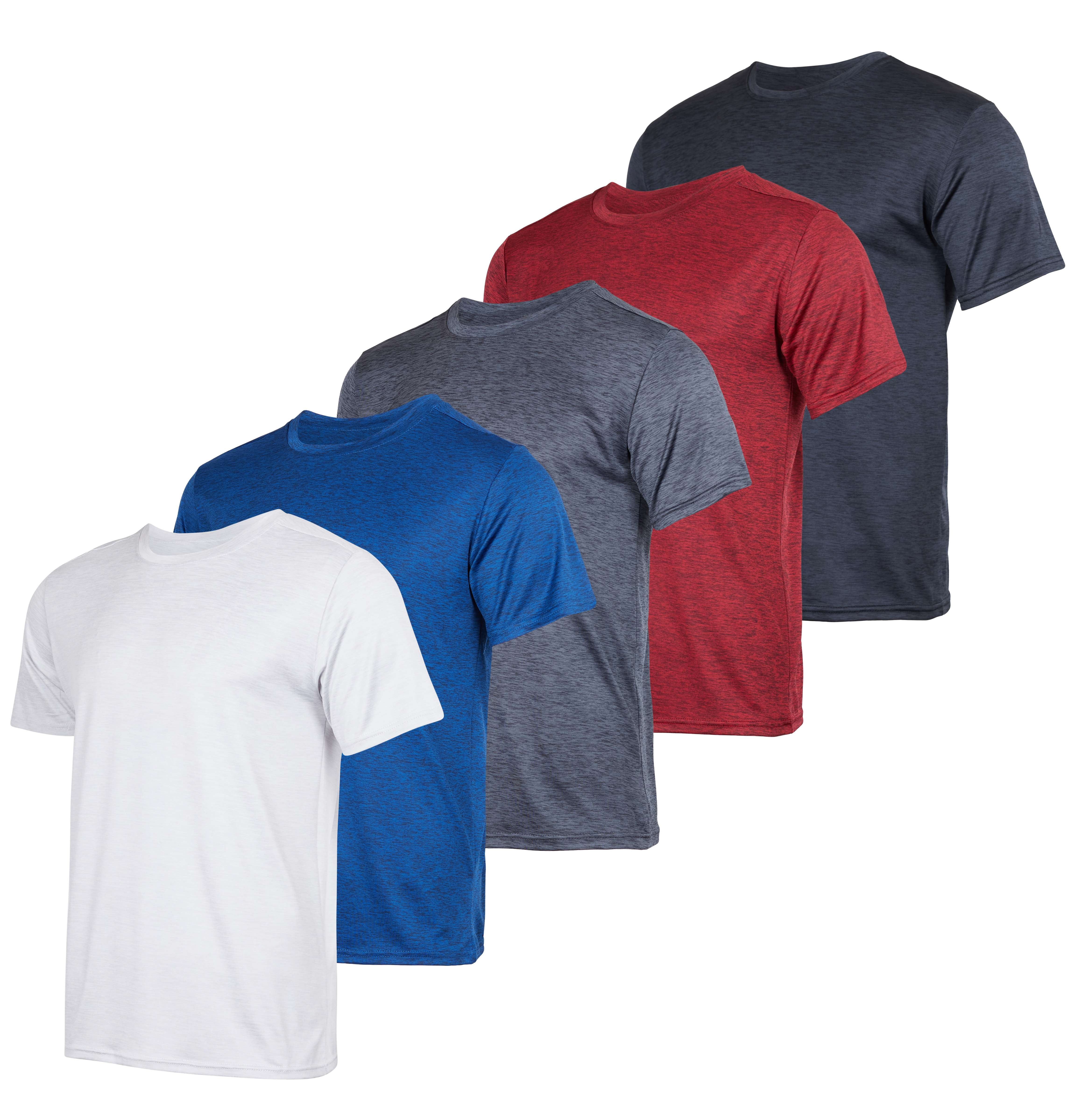 5 Pack: Boys Dry Fit Active Short-Sleeve T-Shirt