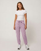 Real Essentials 3 Pack Girls Fleece Cargo Joggers Sweatpants Kids Pants Teen Girl Athletic - Solid Black, Solid Fragrant Lilac, Grey Heather
