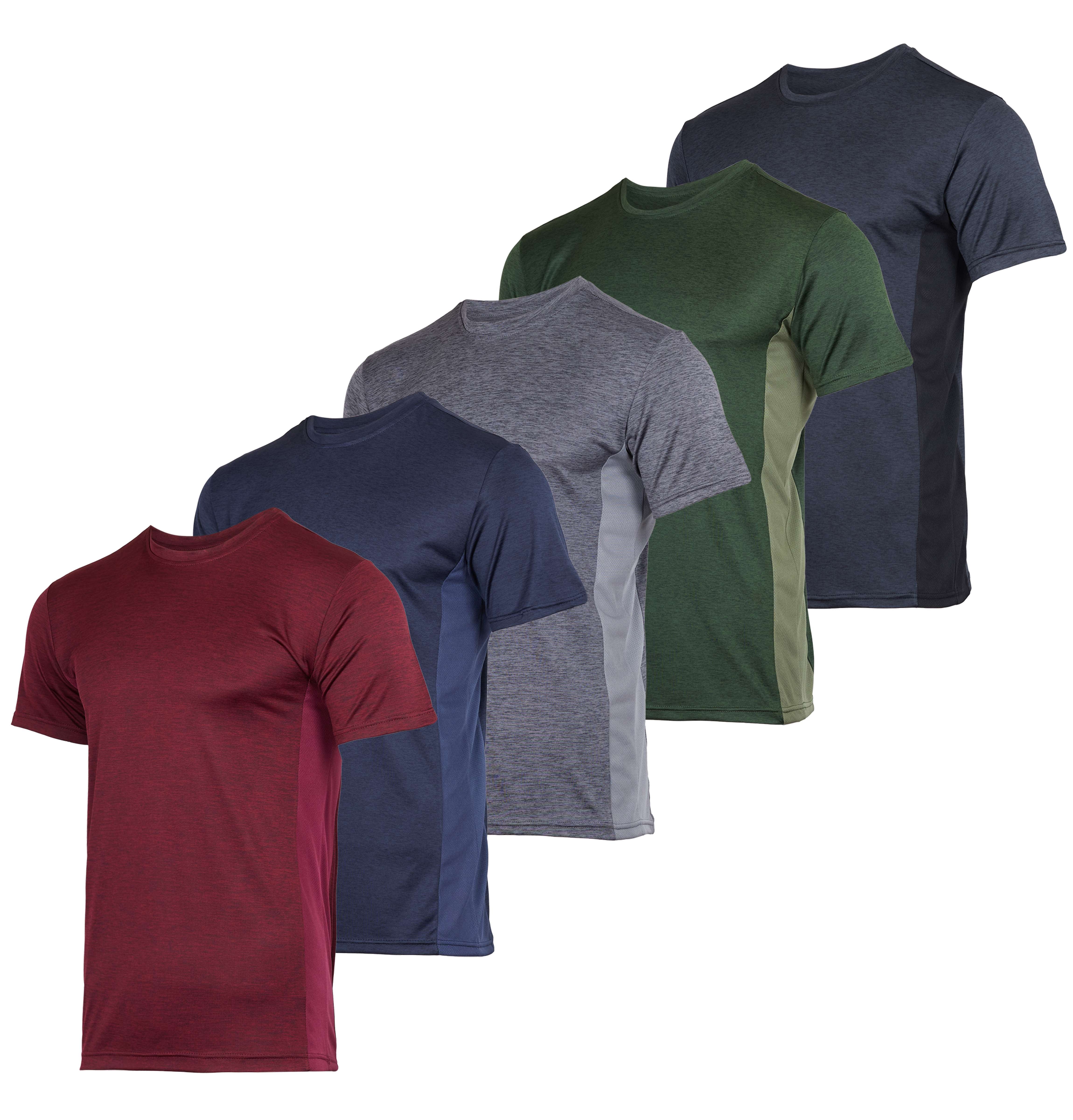 5 Pack: Boys Dry Fit Active Short-Sleeve T-Shirt
