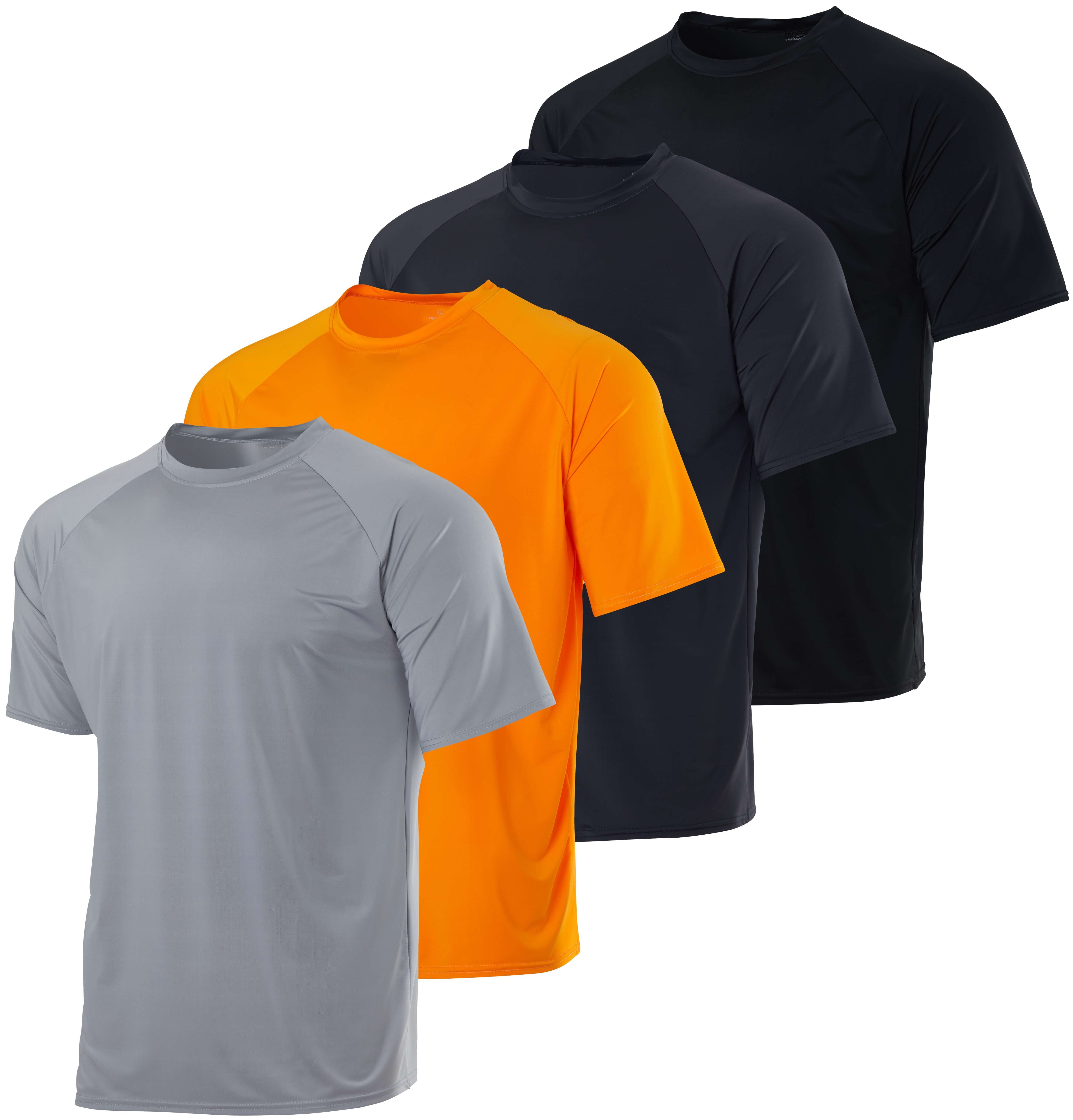 4-Pack: Boys Short Sleeve Quick Dry UPF 50+ Sun Protection Rash Guard Shirt ? Swimwear Surf Top for Boys