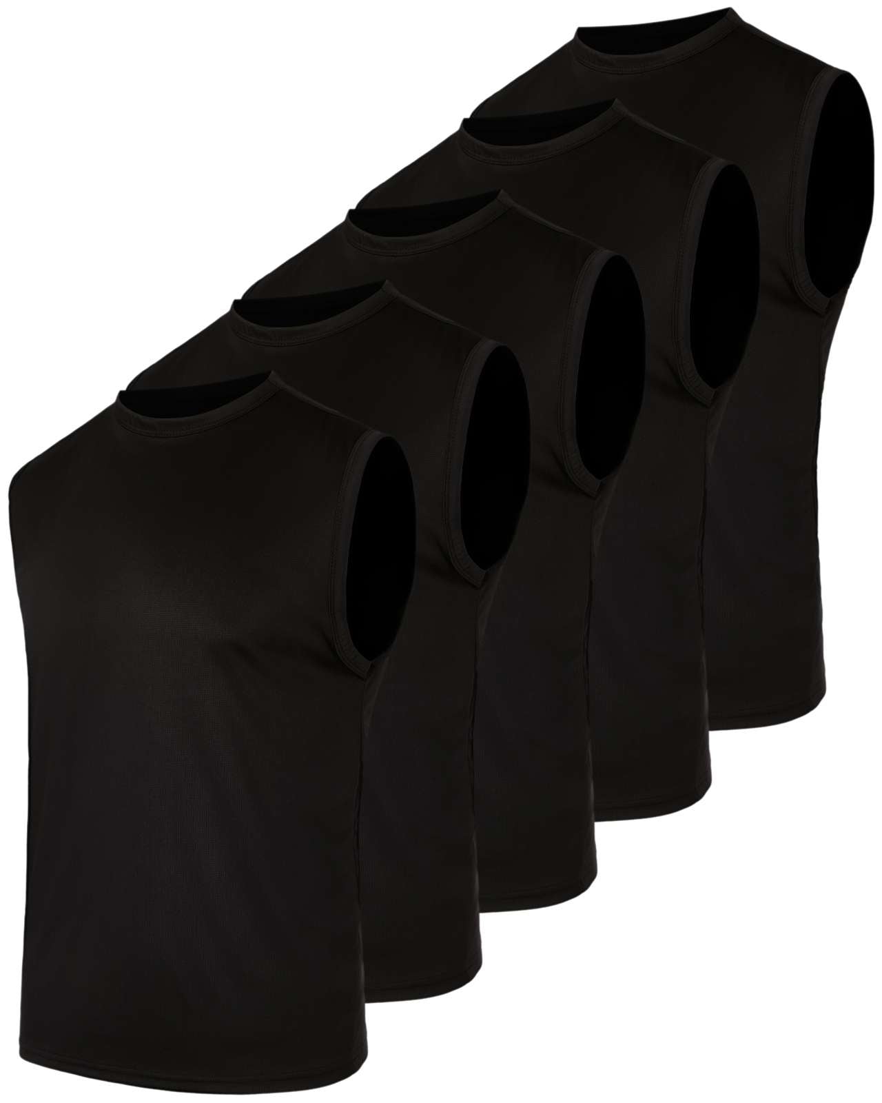 5 Pack: Mens Mesh Active Tank Top (Available in Big & Tall)