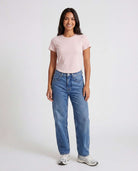 Real Essentials 3 Pack Women's Cropped Cap Sleeve Tops Cotton Basic Tees Going Out Shirts - Solid Black, Solid Ballad Blue, Solid Pale Lilac