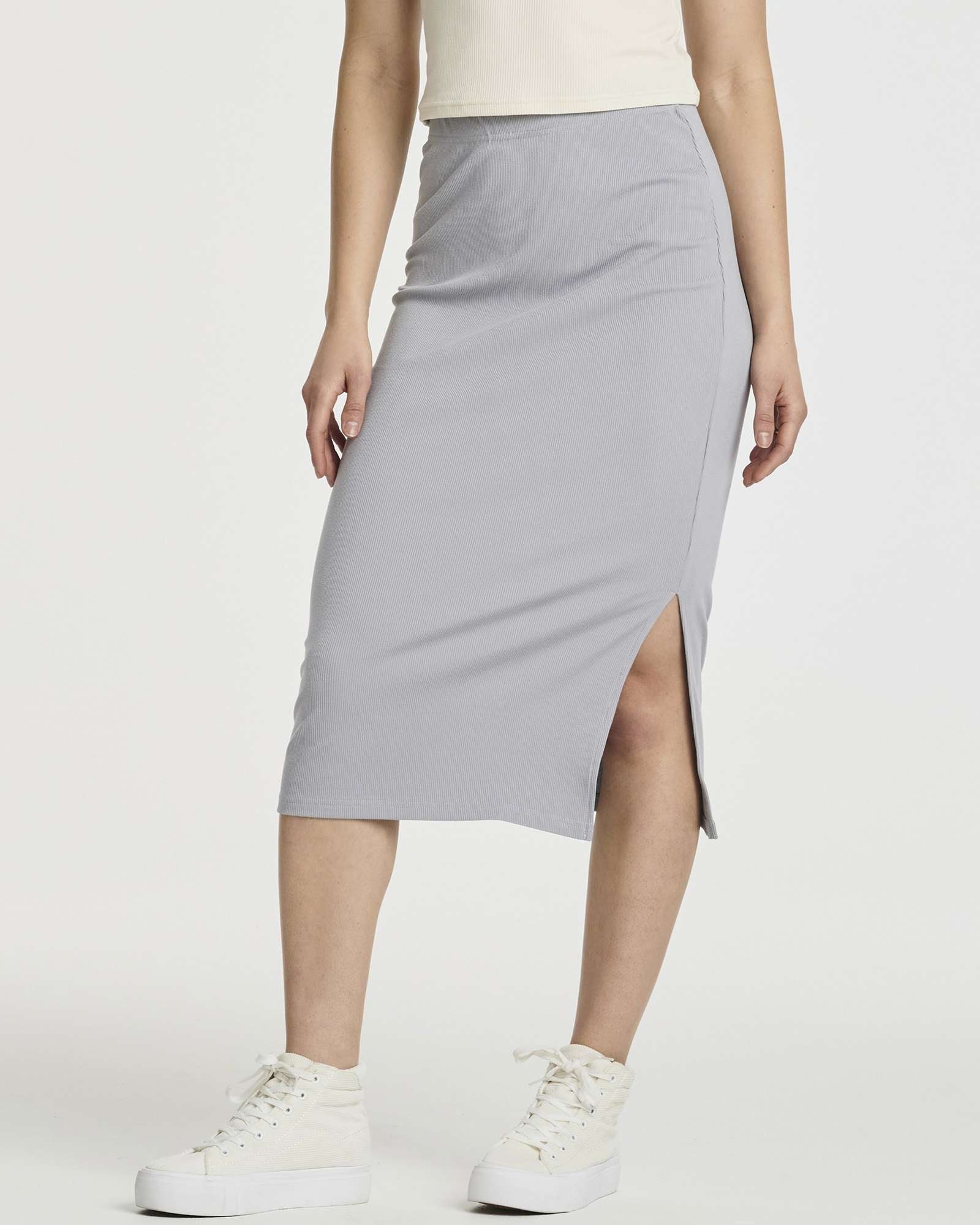 3 Pack: Women's Midi Ribbed Knit Skirt – Real Essentials