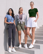 Real Essentials 5 Pack Women's Dry Fit Crop Top Workout T Shirts Short Sleeve Athletic Gym - Set 10