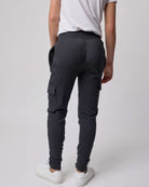 Real Essentials 3 Pack Boys' Cotton Cargo Fleece Joggers Sweatpants Pockets Athletic Kids - Set 1