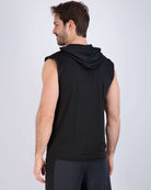 Real Essentials 3 Pack Men's Dry Fit Tank Top Hoodie Sleeveless Workout Gym Muscle Shirts - Set 6