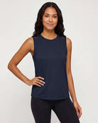 Real Essentials 5 Pack Women's Dry Fit Tank Tops Sleeveless Racerback Athletic Workout - Set 9