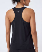 Real Essentials 5 Pack Women's Racerback Crop Tank Tops Dry Fit Workout Athletic Gym Yoga - Solid Black, Solid Navy Blazer, Solid Quiet Shade, Solid Burgundy, Solid Bright White