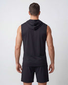 Real Essentials 3 Pack Men's Dry Fit Tank Top Hoodie Sleeveless Workout Gym Muscle Shirts - Set 10