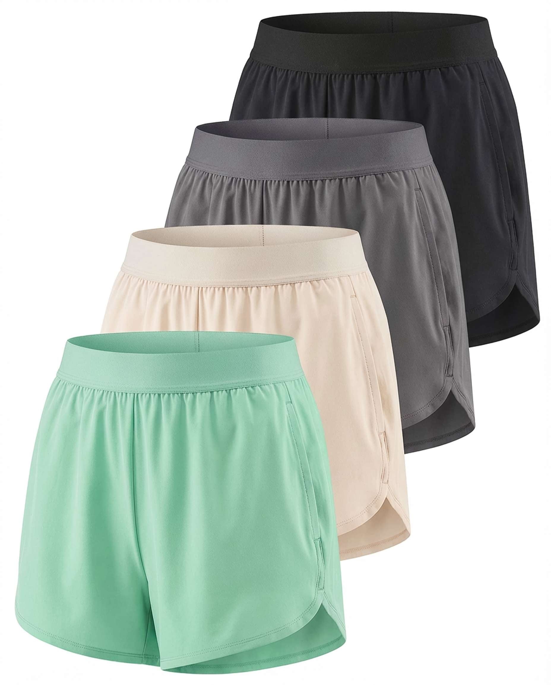 4 Pack: Women's Running Shorts