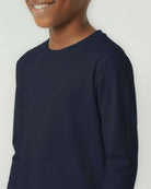 Real Essentials 5 Pack Boys' Cotton Long Sleeve Jersey T Shirts Kids School Youth Tees - Set 2