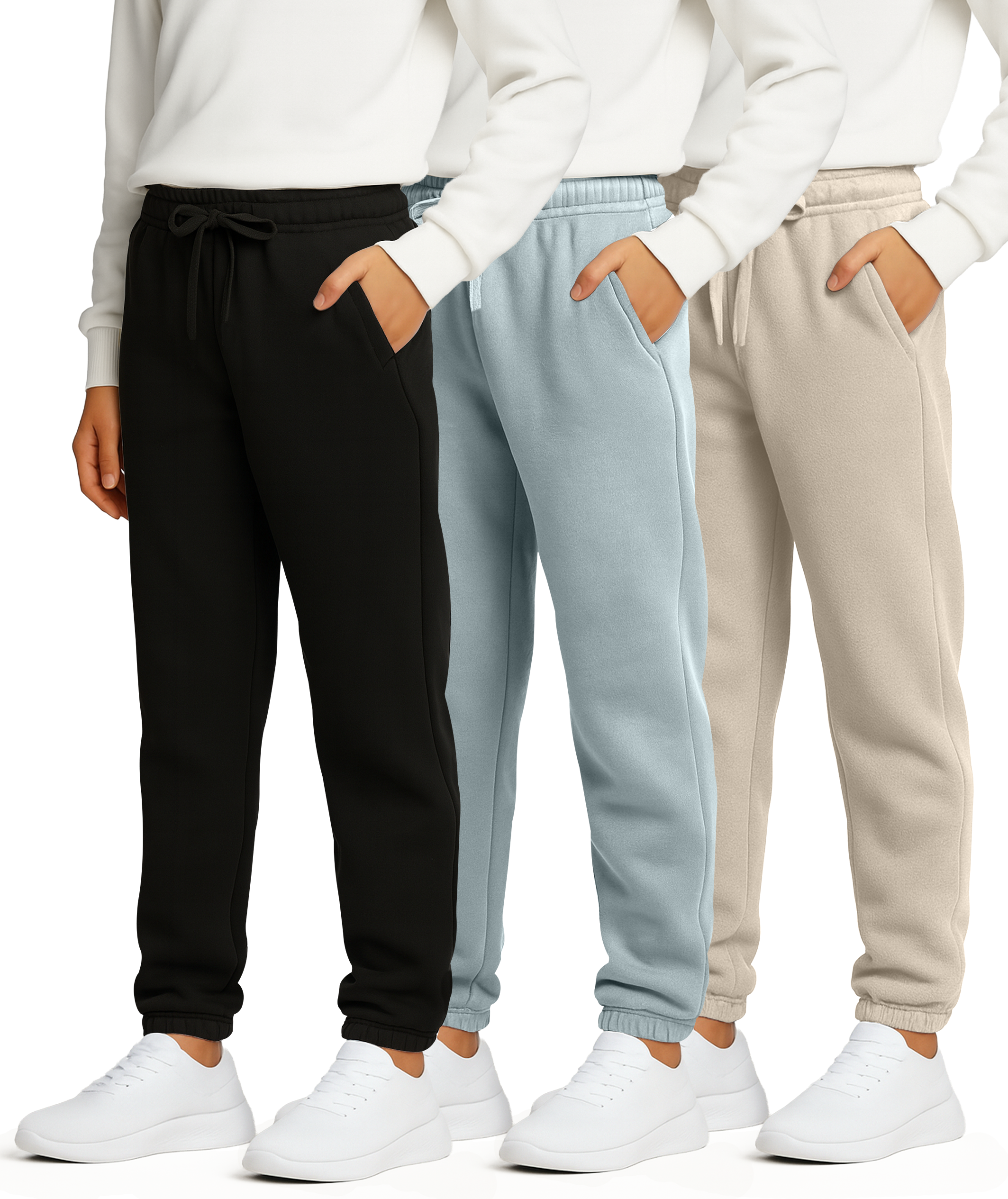 3 Pack: Boys' Tech Fleece Jogger Sweatpants