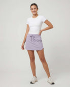 Real Essentials 3 Pack Women's 16" Skorts Skirts Pockets Athletic Golf Tennis Casual Shorts - Set 2