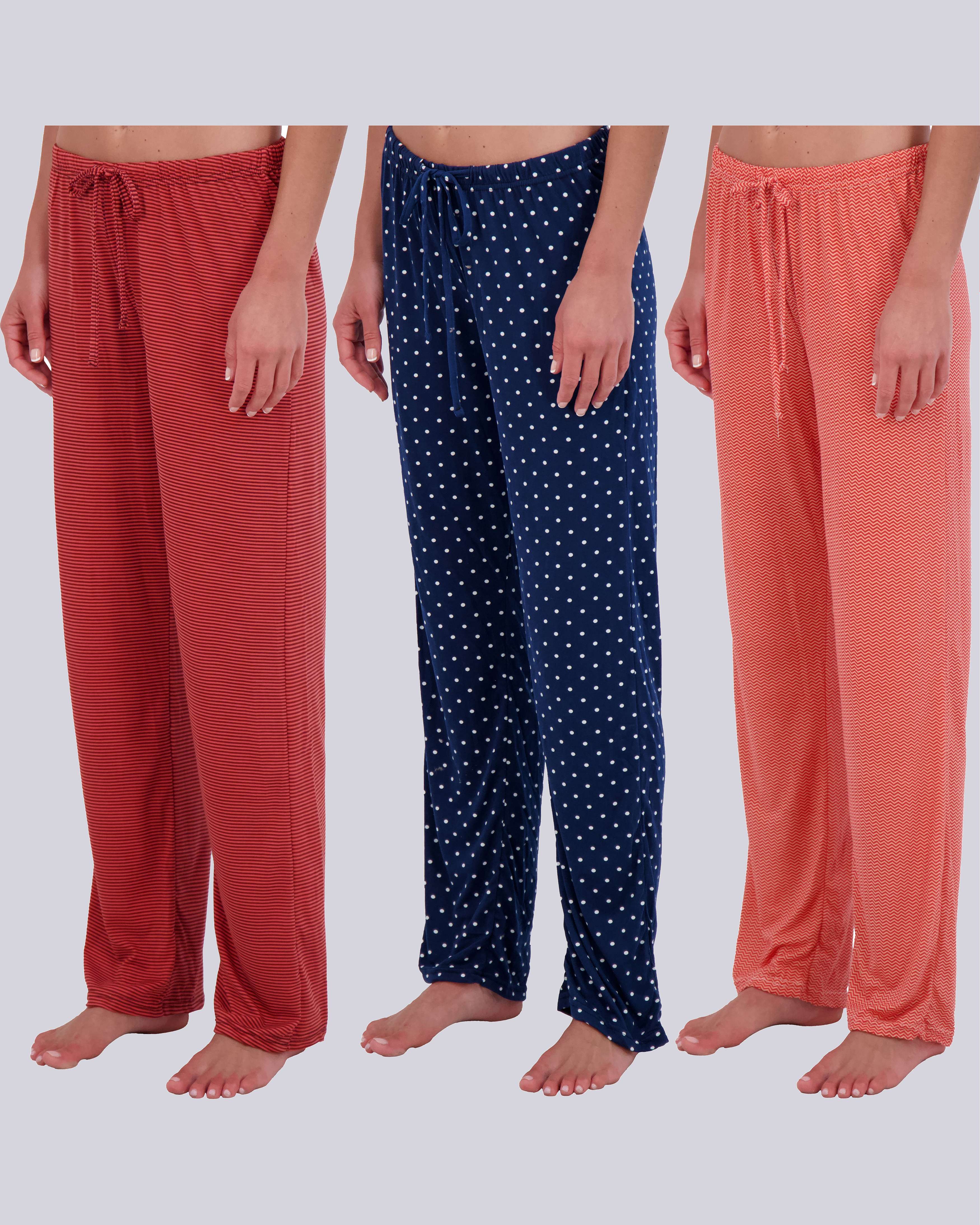 3 Pack: Women's Ultra-Soft Pajama Pants