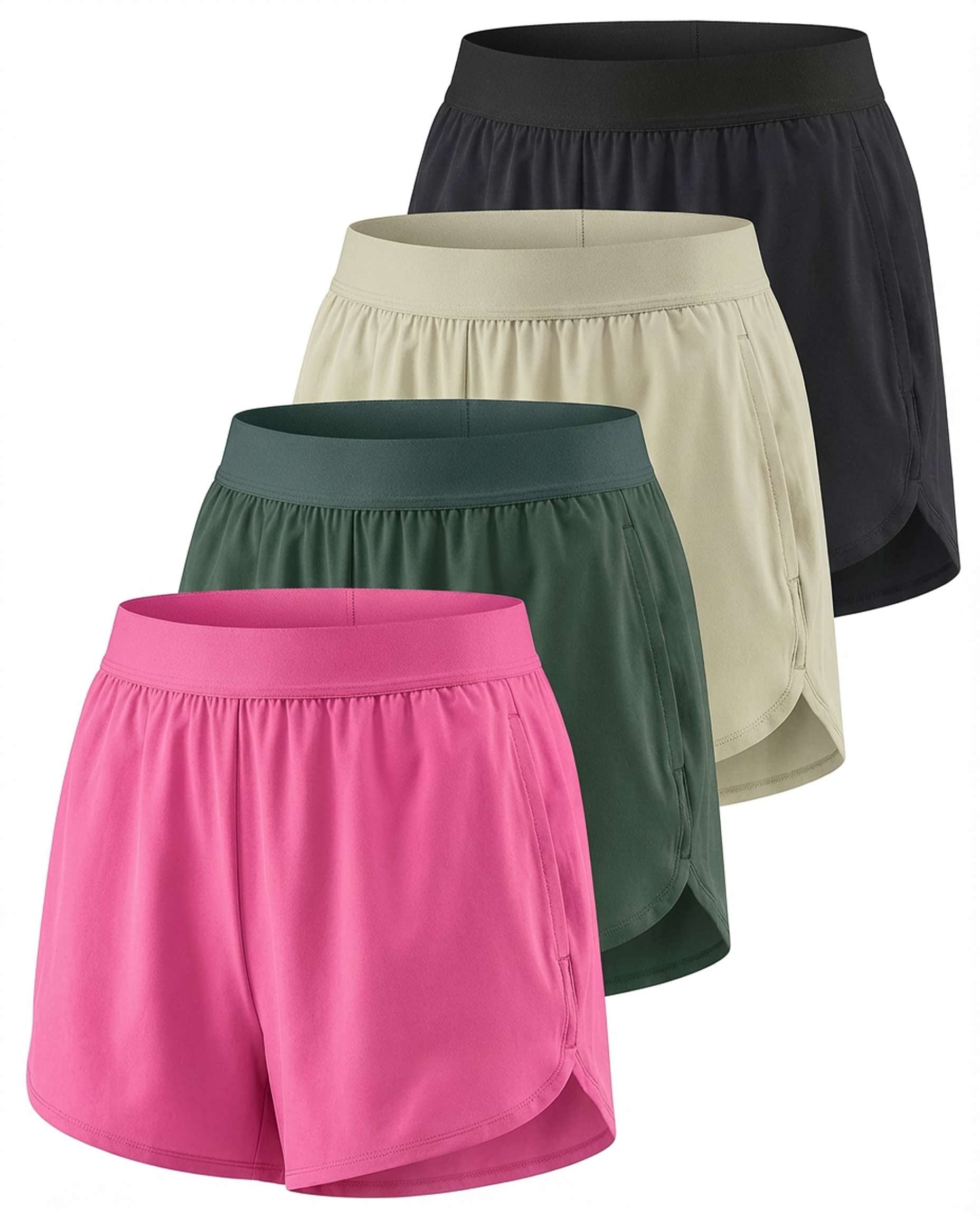 4 Pack: Women's Running Shorts