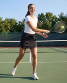 Real Essentials 3 Pack Women's 16" Skorts Skirts Pockets Athletic Golf Tennis Casual Shorts - Set 5