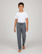 Real Essentials 3 Pack Boys' Pajama Sweatpants Joggers Open Bottom Kids Teens PJs Sweats - Set 3