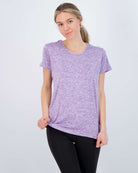 Women's 5-pack dry fit short sleeve crew neck active T-shirt 