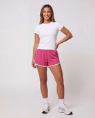 Real Essentials 5 Pack Women's Dry Fit Dolphin Shorts Athletic Running Workout Gym Hiking - Set 3