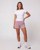 Real Essentials 5 Pack Women's Dry Fit Dolphin Shorts Athletic Running Workout Gym Hiking - Set 4