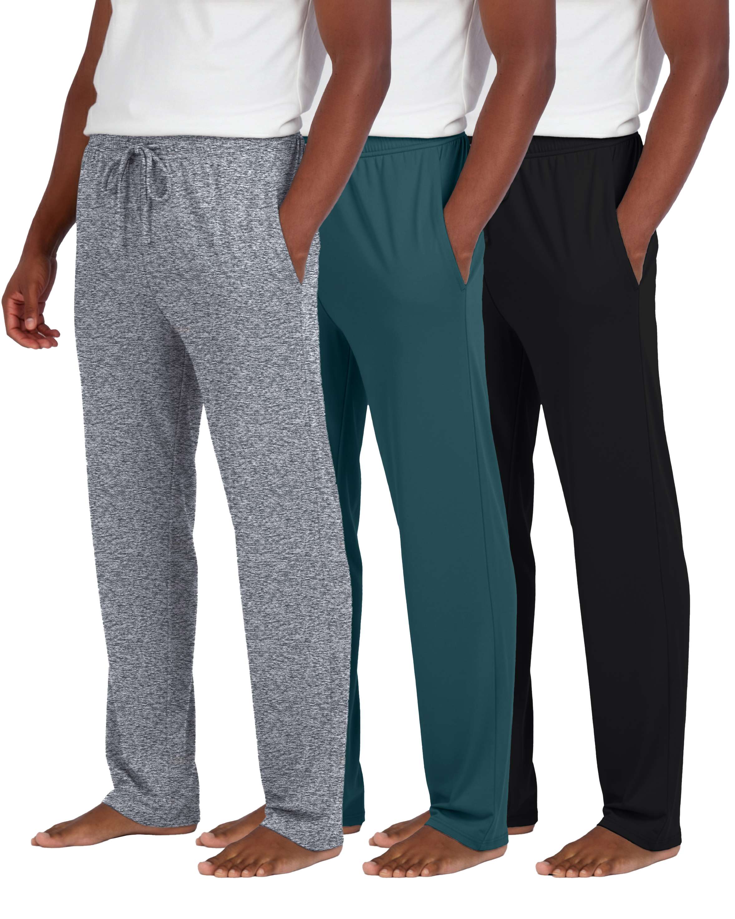 3 Pack: Mens Soft Pajama Lounge Pants