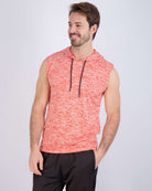 Real Essentials 3 Pack Men's Dry Fit Tank Top Hoodie Sleeveless Workout Gym Muscle Shirts - Set 9