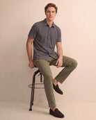 Real Essentials 3 Pack Men's Cotton Short Sleeve Button Down Casual Work Shirt Button Up - CHARCOAL HEATHER