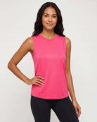 Real Essentials 5 Pack Women's Dry Fit Tank Tops Sleeveless Racerback Athletic Workout - Set 3