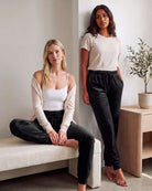 Real Essentials 3 Pack Women Velour Velvet Joggers Sweatpants Pants Cozy Lounge Pull On - Solid Black, Solid Black, Solid Black