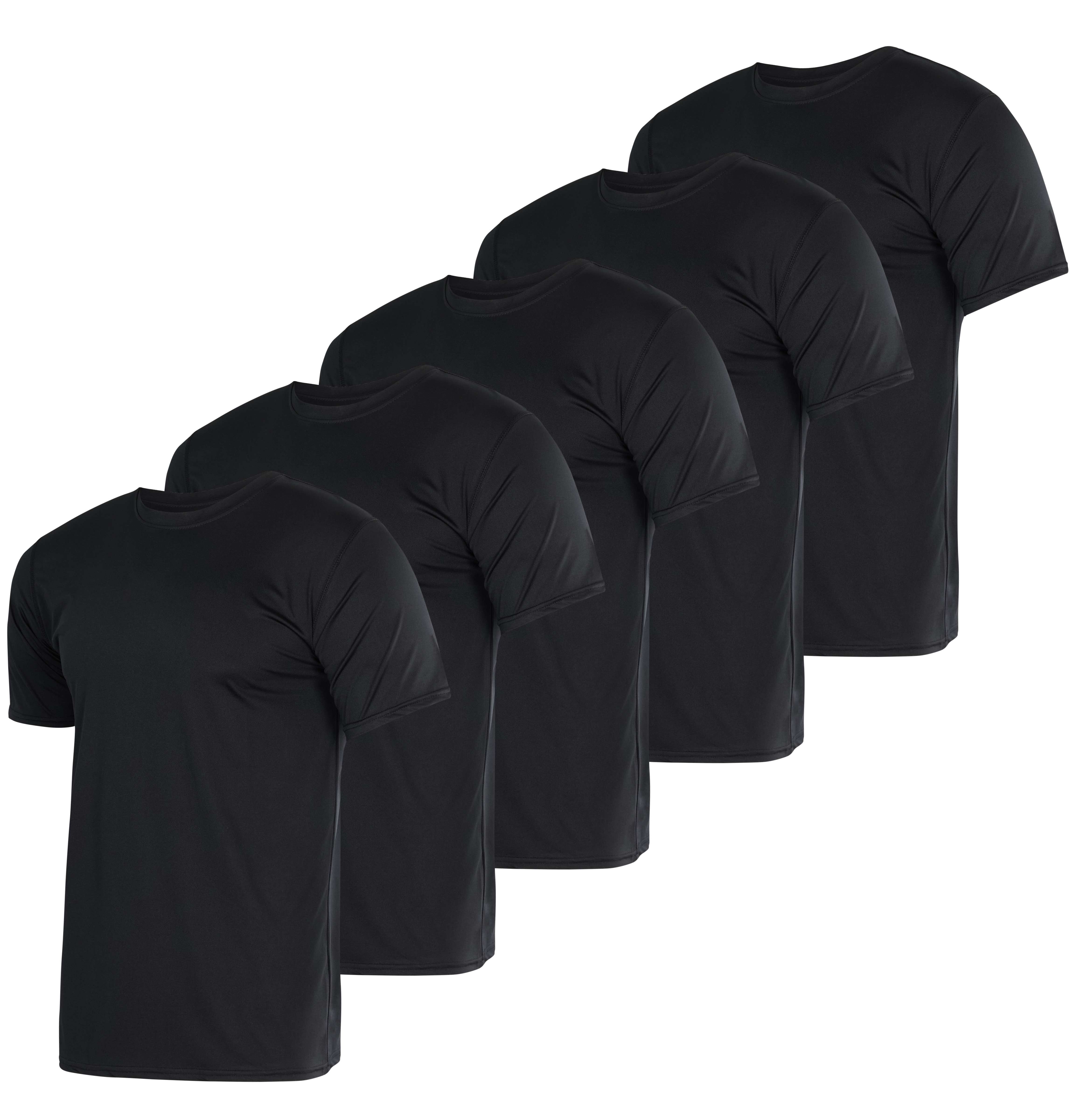 5 Pack: Boys Dry Fit Active Short-Sleeve T-Shirt