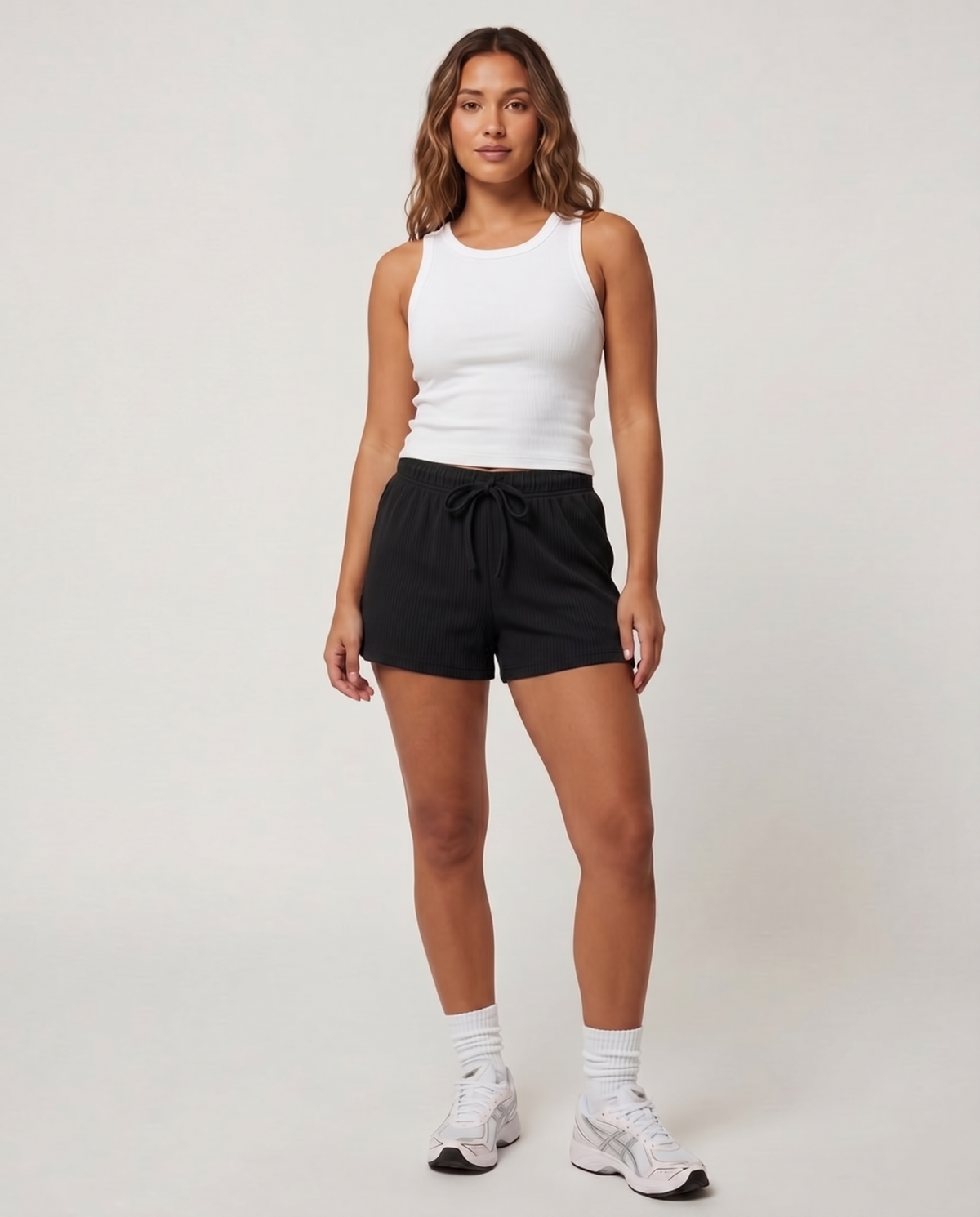 Real Essentials 3 Pack Women's Cotton Pajama Shorts Lounge Sleep Comfy Cute Casual Knit PJ - Solid Black, Solid Black, Solid Black, Solid Black