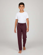 Real Essentials 3 Pack Boys' Pajama Sweatpants Joggers Open Bottom Kids Teens PJs Sweats - Set 4