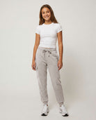 Real Essentials 3 Pack Girls Fleece Cargo Joggers Sweatpants Kids Pants Teen Girl Athletic - Solid Black, Solid Dove, Solid Copen Blue
