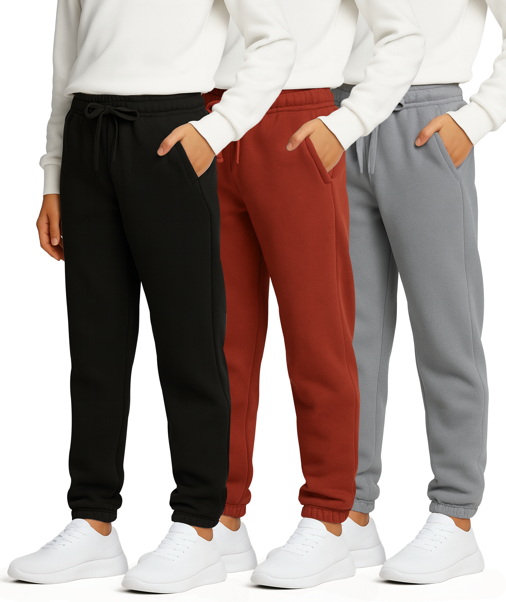 3 Pack: Boys' Tech Fleece Jogger Sweatpants