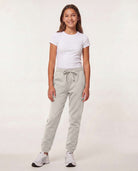 Real Essentials 3 Pack Girls' Cotton Fleece Joggers Sweatpants Kids Teens Pants Sweats - Solid Black, Solid Choc. Torte, Solid Moonbeam