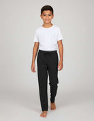 Real Essentials 3 Pack Boys' Pajama Sweatpants Joggers Open Bottom Kids Teens PJs Sweats - Set 1
