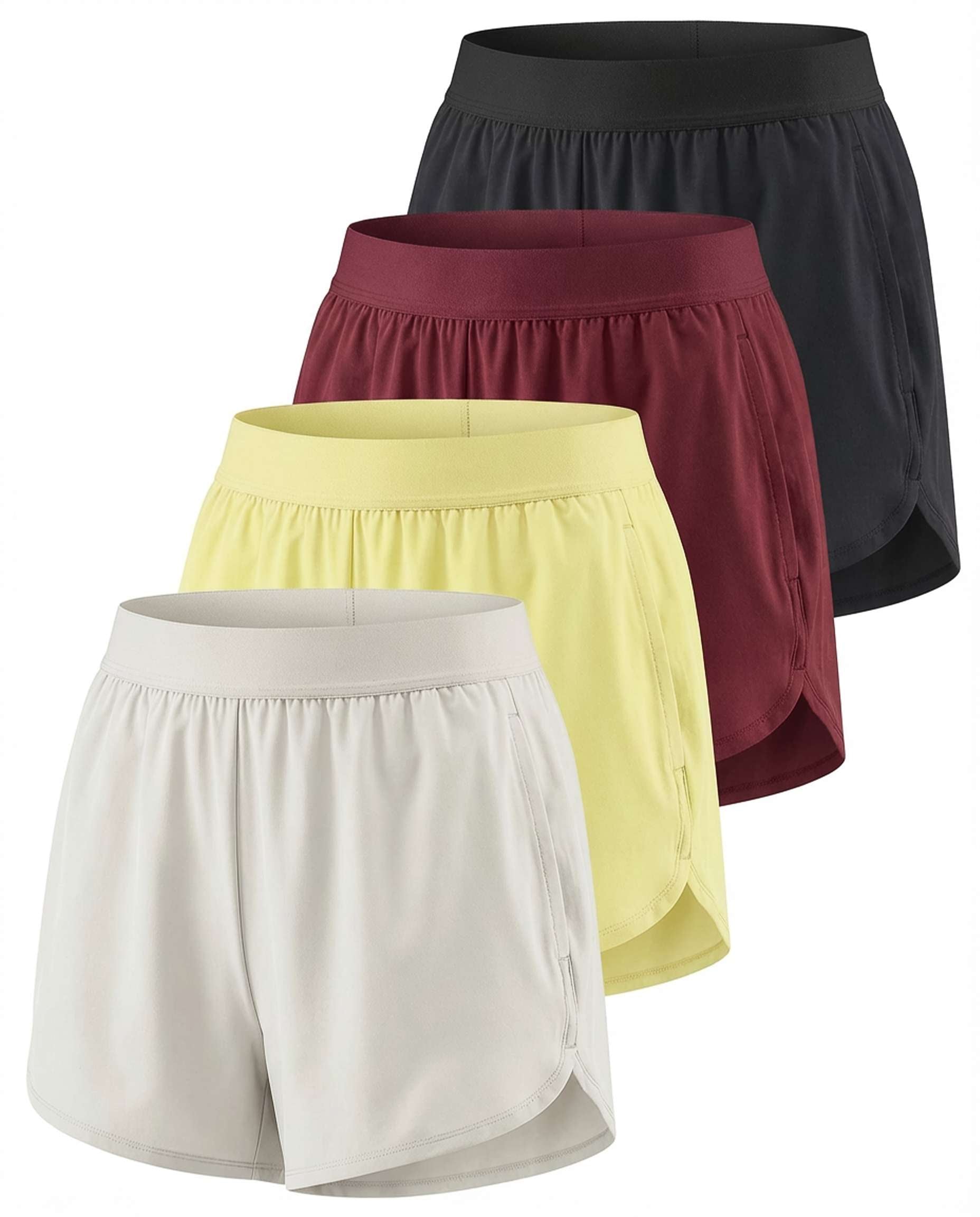 4 Pack: Women's Running Shorts