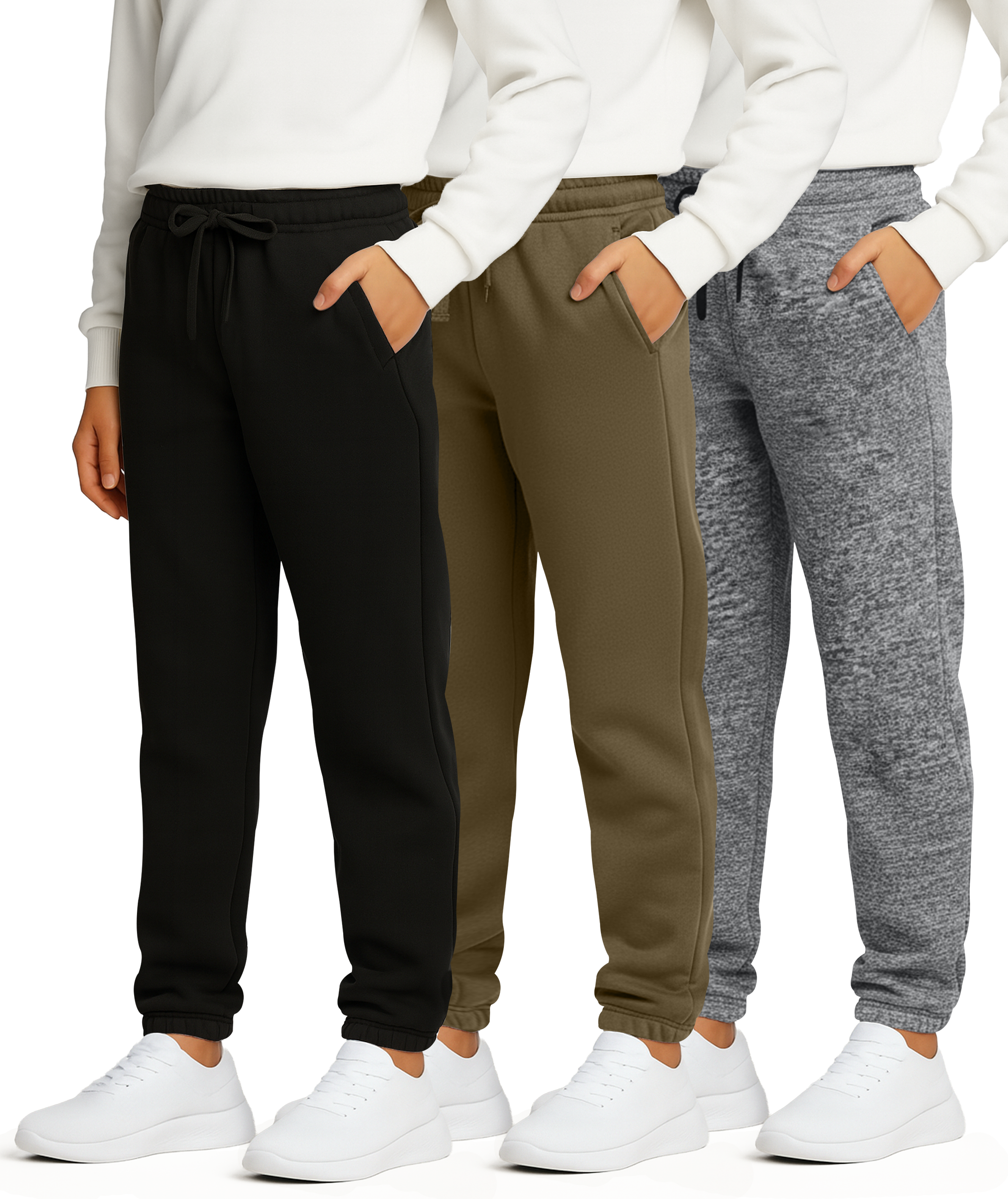 3 Pack: Boys' Tech Fleece Jogger Sweatpants