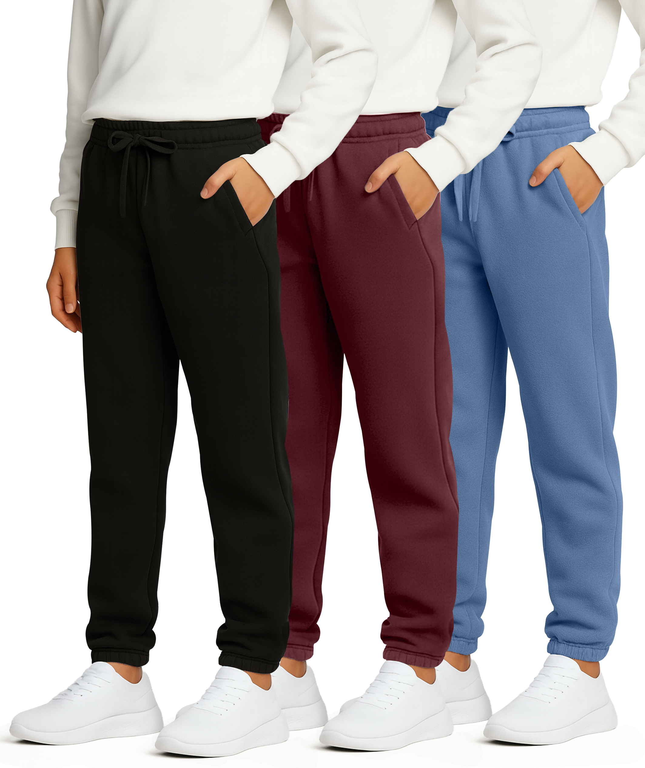 3 Pack: Boys' Tech Fleece Jogger Sweatpants
