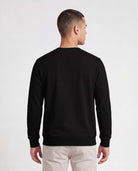 Real Essentials 3 Pack Mens Fleece Pocket Sweatshirt Pullover Long Sleeve Shirts Sweater - Solid Black, Solid Black, Solid Black
