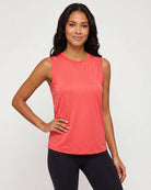 Real Essentials 5 Pack Women's Dry Fit Tank Tops Sleeveless Racerback Athletic Workout - Set 4