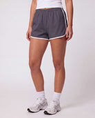 Real Essentials 5 Pack Women's Dry Fit Dolphin Shorts Athletic Running Workout Gym Hiking - Set 5