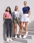 Real Essentials 5 Pack Women's Dry Fit Crop Top Workout T Shirts Short Sleeve Athletic Gym - Set 4