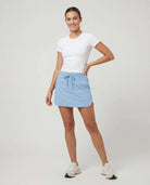 Real Essentials 3 Pack Women's 16" Skorts Skirts Pockets Athletic Golf Tennis Casual Shorts - Set 8