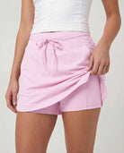 Real Essentials 3 Pack Women's 16" Skorts Skirts Pockets Athletic Golf Tennis Casual Shorts - Set 6
