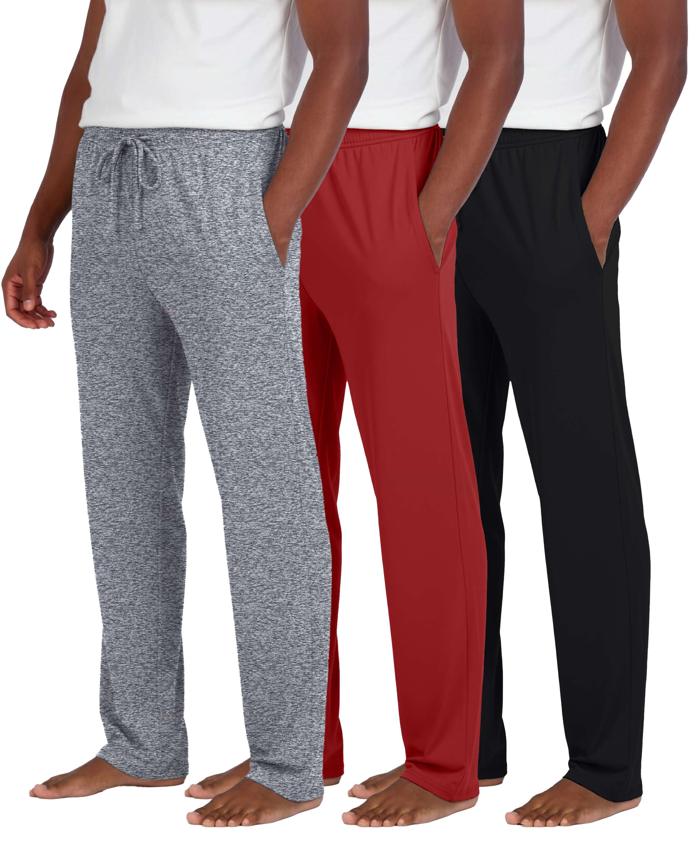 3 Pack: Mens Soft Pajama Lounge Pants