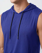 Real Essentials 3 Pack Men's Dry Fit Tank Top Hoodie Sleeveless Workout Gym Muscle Shirts - Set 14