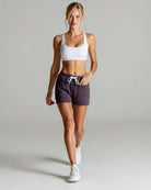 Real Essentials 3 Pack Women's French Terry Shorts Sweatshorts Lounge Gym Square Pockets - Set 3